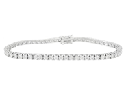 Smycken - TENNISARMBAND, 18K vitguld - View 1