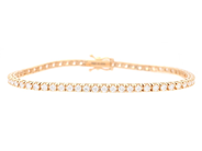 Smycken - TENNISARMBAND, 18K guld - View 1