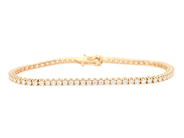 Smycken - TENNISARMBAND, 18K guld - View 1