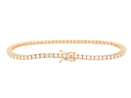 Smycken - TENNISARMBAND, 18K guld - View 2
