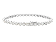Smycken - TENNISARMBAND, 18K vitguld - View 2
