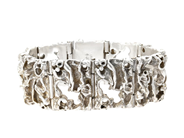 Smycken, ARMBAND, silver, i auktion: Moderna – Lördag 13 september