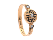 Smycken, RING, 18K guld, i auktion: Lilla Smycken – Tisdag 7 oktober