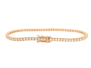 Smycken - TENNISARMBAND, 18K guld - View 2