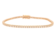 Smycken - TENNISARMBAND, 18K guld - View 1