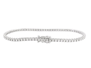 Smycken - TENNISARMBAND, 18K vitguld - View 2