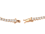 Smycken - TENNISARMBAND, 18K roséguld - View 3