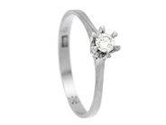 Smycken, RING, 18K vitguld, i auktion: Lilla Smycken – Tisdag 23 september