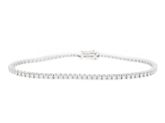 Smycken - TENNISARMBAND, 18K vitguld - View 1