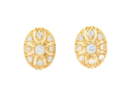 Smycken - ÖRHÄNGEN, 18K guld - View 1