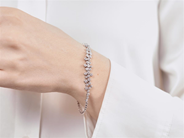 Smycken - ARMBAND, 18K vitguld - View 3