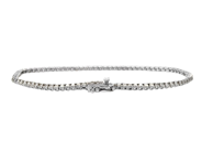 Smycken - TENNISARMBAND, 18K vitguld - View 2
