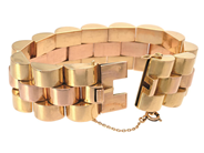 Smycken - ARMBAND, 18K tvåfärgat guld - View 2