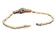 Smycken - ARMBAND, 14K guld/platina/palladium - View 2