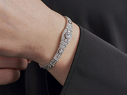 Smycken - ARMBAND, platina - View 6