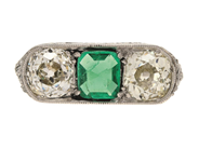 Smycken - RING, platina - View 2