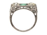 Smycken - RING, platina - View 3