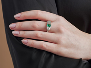 Smycken - RING, platina - View 6