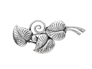 Smycken, BROSCH, sterlingsilver, i auktion: Allmänna – Tisdag 28 oktober