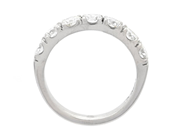 Smycken - ALLIANSRING, platina - View 2