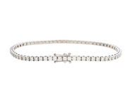 Smycken - TENNISARMBAND, 18K vitguld - View 2
