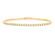 Smycken, TENNISARMBAND, 18K guld, i auktion: Klassiska – Lördag 27 september