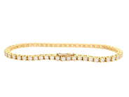 Smycken - TENNISARMBAND, 18K guld - View 2