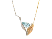 Smycken - COLLIER, 18K guld/vitguld - View 1