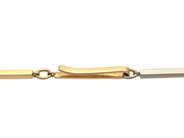 Smycken - COLLIER, 18K guld/vitguld - View 4