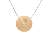 Smycken - COLLIER, 18K guld/vitguld - View 1