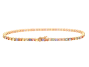 Smycken - TENNISARMBAND, 18K guld - View 2