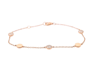 Smycken - ARMBAND, 18K roséguld - View 1