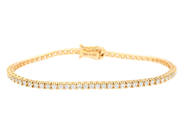 Smycken - TENNISARMBAND, 18K guld - View 1