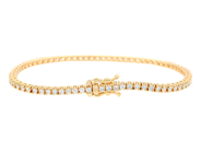 Smycken - TENNISARMBAND, 18K guld - View 2