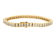 Smycken - TENNISARMBAND, 18K guld - View 2
