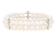 Smycken - PÄRLARMBAND, treradigt - View 1