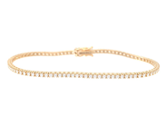 Smycken - TENNISARMBAND, 18K guld - View 1