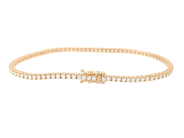 Smycken - TENNISARMBAND, 18K guld - View 2