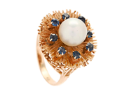 Smycken, RING, 14K guld, i auktion: Lilla Smycken – Tisdag 4 november
