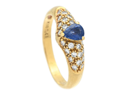 Smycken, RING, 18K guld, i auktion: Lilla Smycken – Tisdag 4 november