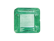 Ädelstenar, SMARAGD, asscherslipad, i auktion: Smyckekvaliten – Lördag 29 november