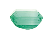 Ädelstenar - SMARAGD, asscherslipad - View 2