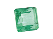 Ädelstenar - SMARAGD, asscherslipad - View 3