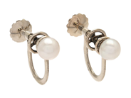 Smycken - ÖRHÄNGEN, platina - View 4