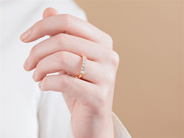 Smycken - ALLIANSRING, 18K guld - View 3