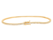 Smycken - TENNISARMBAND, 18K guld - View 2