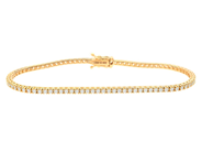 Smycken - TENNISARMBAND, 18K guld - View 1