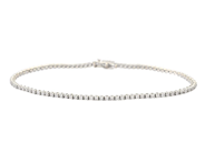 Smycken - TENNISARMBAND, 18K vitguld - View 1