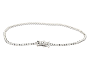 Smycken - TENNISARMBAND, 18K vitguld - View 2