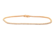 Smycken - TENNISARMBAND, 18K guld - View 1